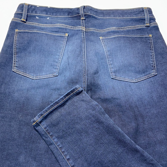 Talbots Dark‎ Blue Slim Ankle Jeans 12 - Picture 7 of 7